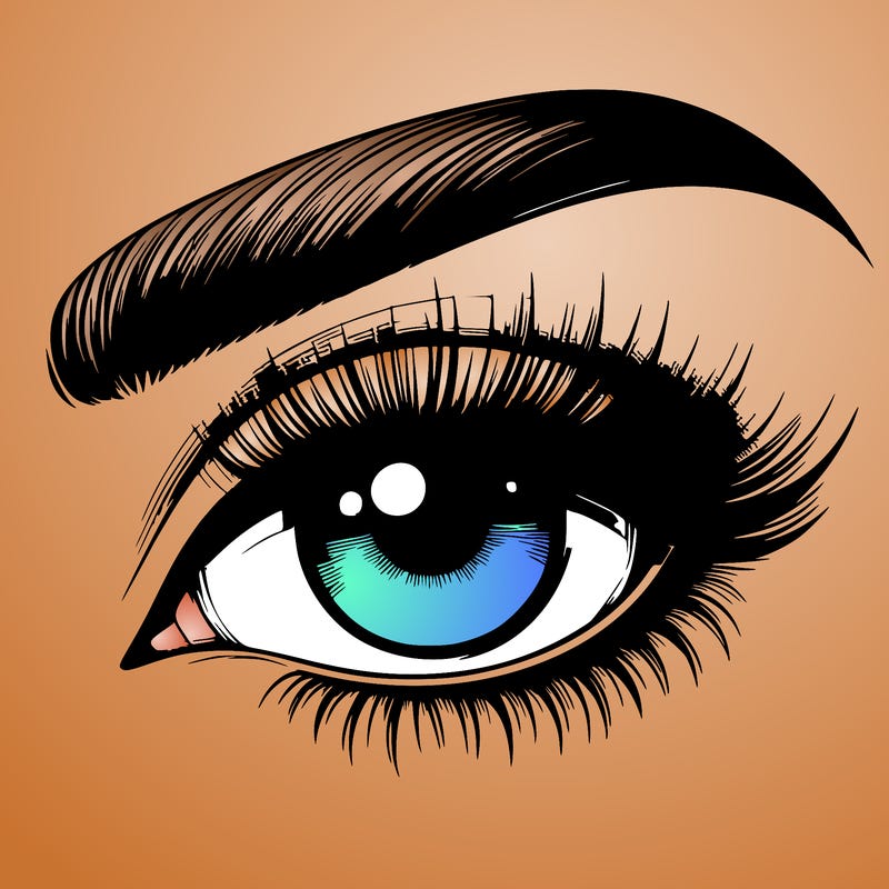 realistic eye beauty
