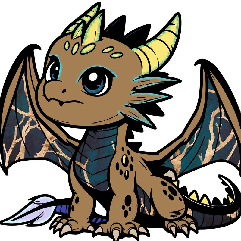 fierce baby night dragon