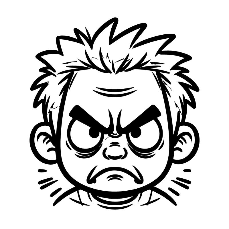 a very, very, very, very angry man