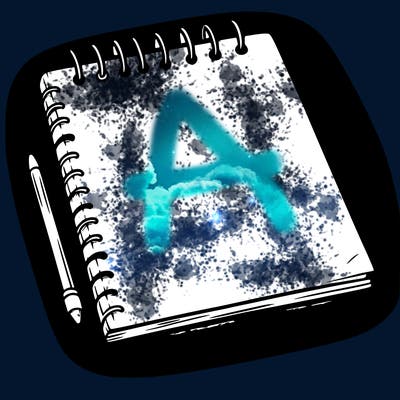 a blank sketch pad
