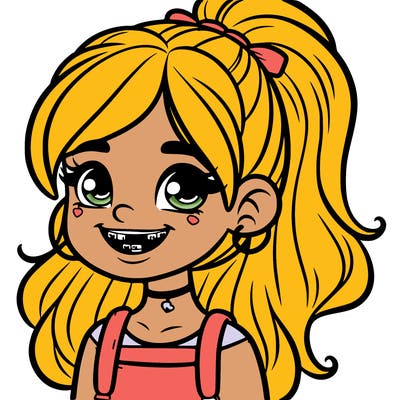 girl with braces