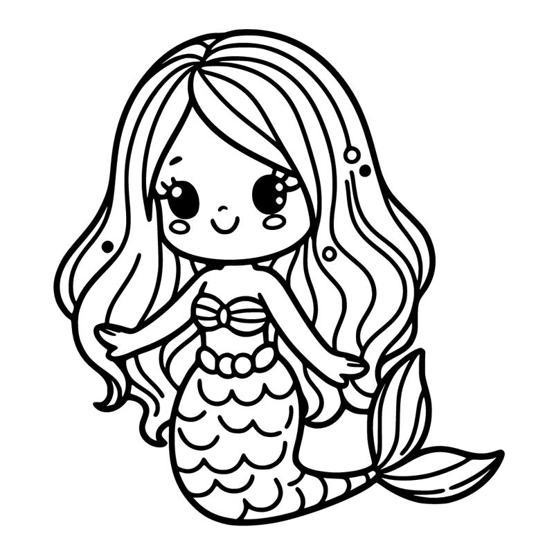 cute mermaid