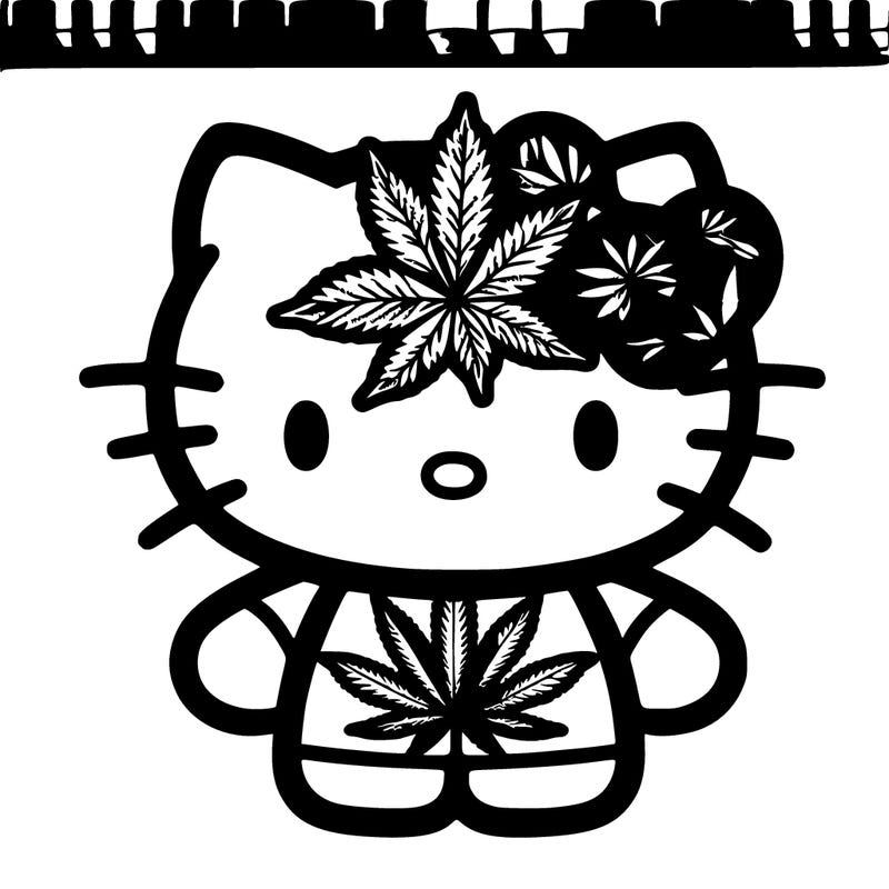 marajuana. mary jane love, hello kitty