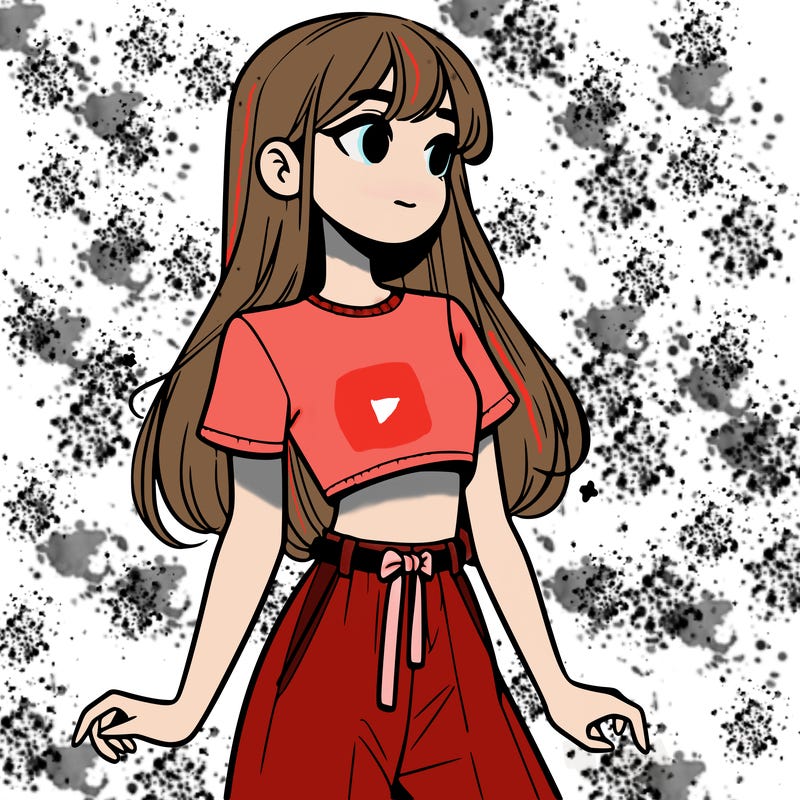 girl in a cute crop top