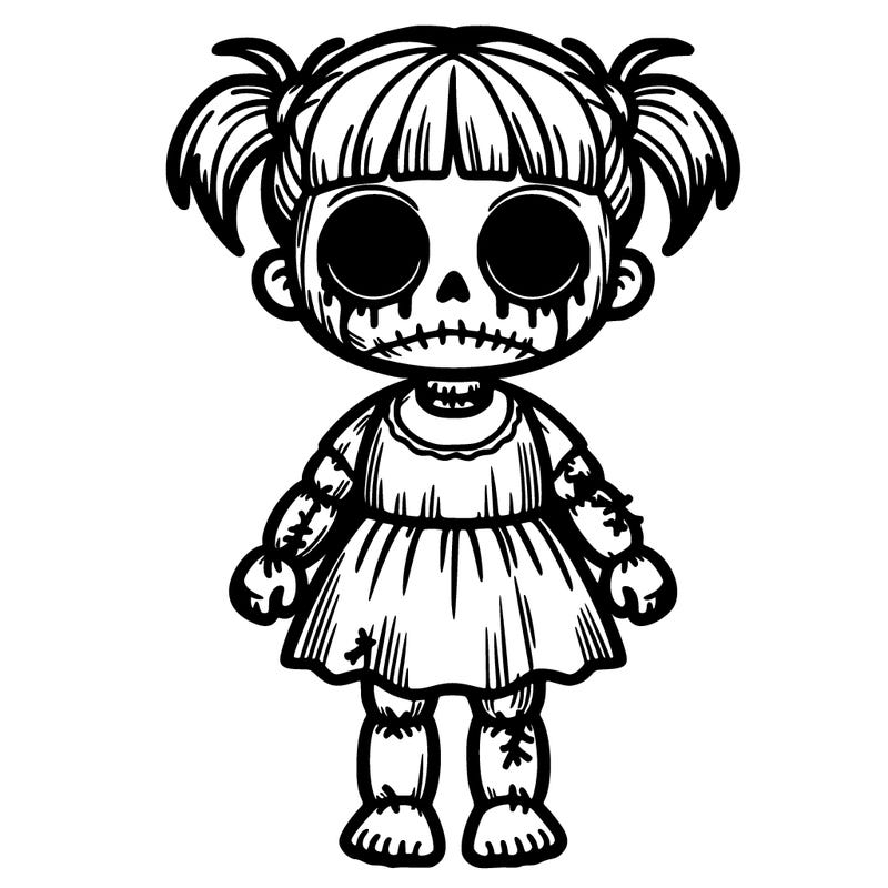 scary doll