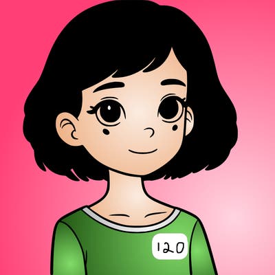 girl with short hair