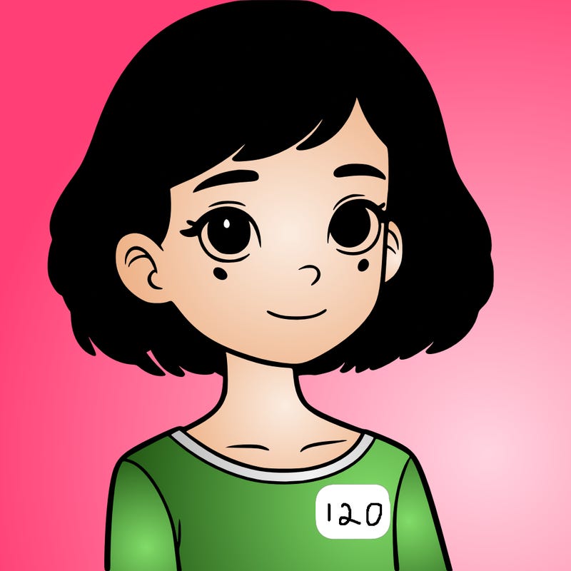 girl with short hair