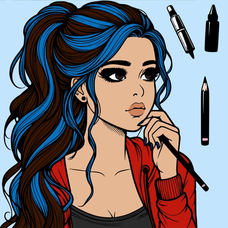 realistic teenage pretty