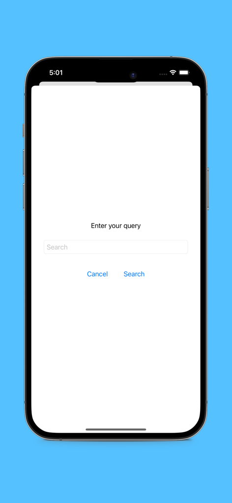 iGopherBrowser - iGopherBrowser search interface with a simple text entry box to query the Gopherspace