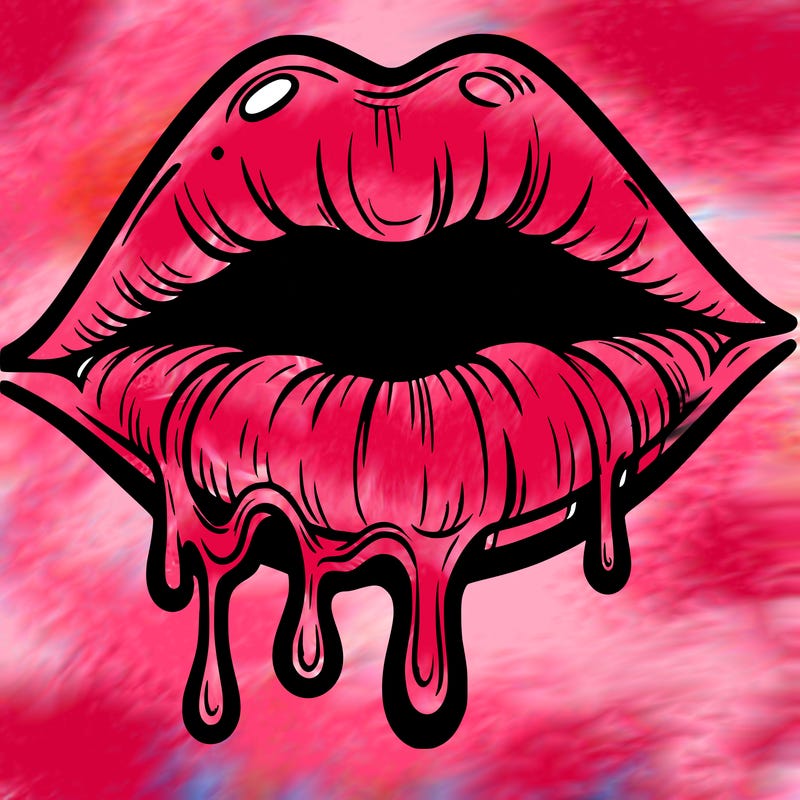 lips that look realistic and drip