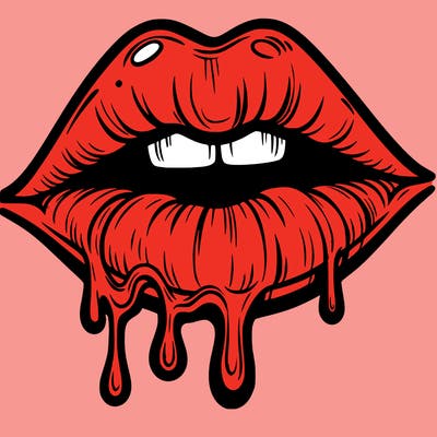 lips that look realistic and drip