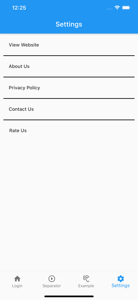 AI Vocal Remover for karaoke - AIボーカルリムーバーアプリの設定画面、メニューオプションとナビゲーションバーを表示