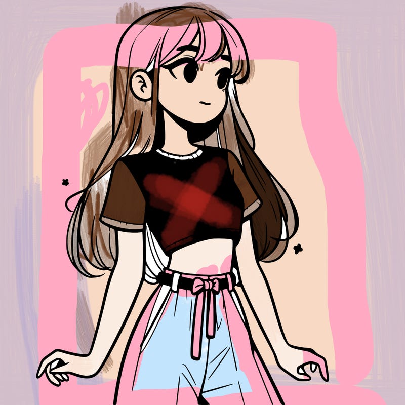 girl in a cute crop top