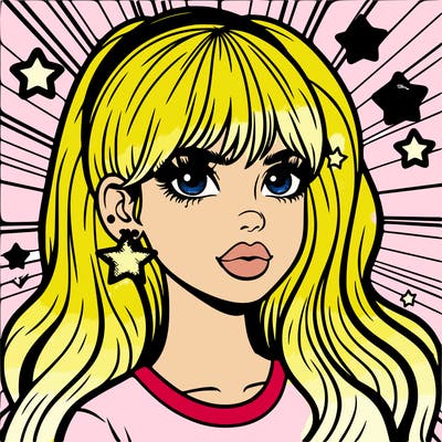 girl power pop art