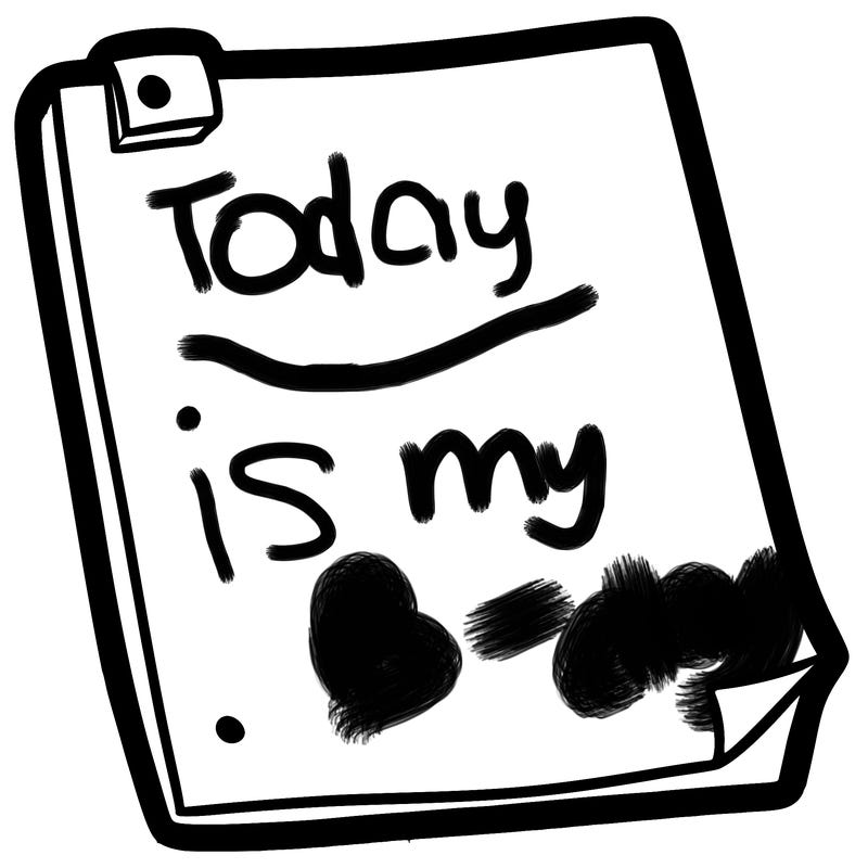 a blank piece of paper with absolutely nothing on it