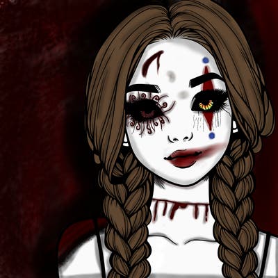 realistic girl with braids