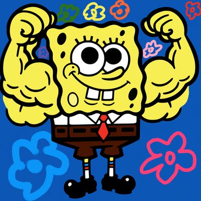 strong sponge bob