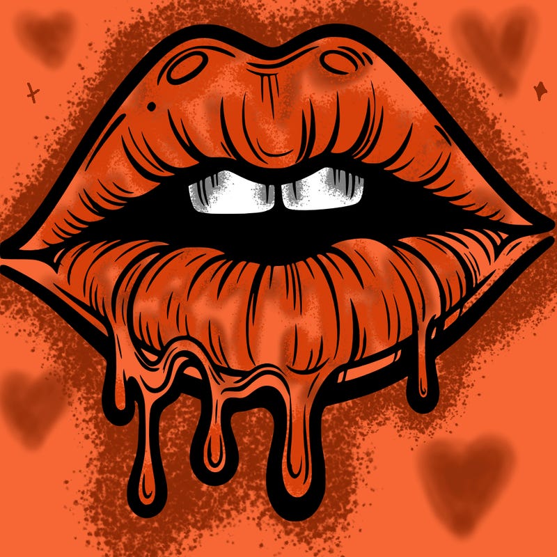 lips that look realistic and drip