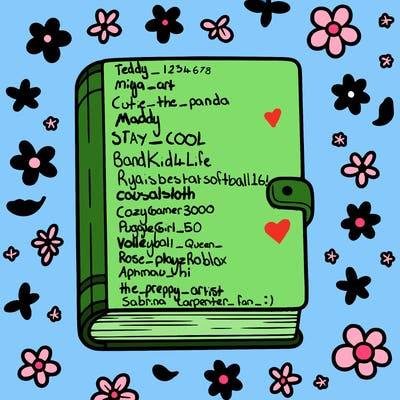 book with empty front cover