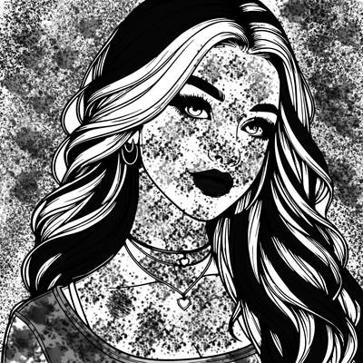 detailed realistic girl