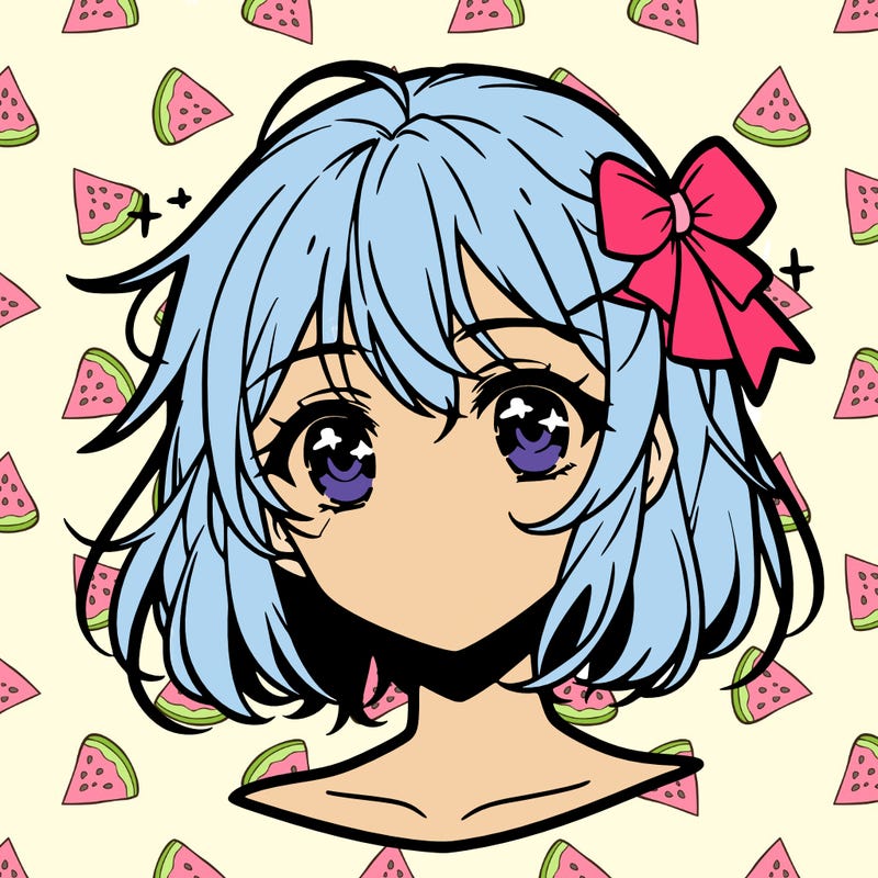 anime girl face