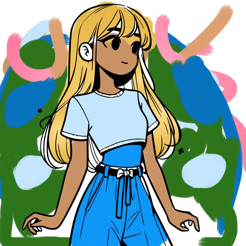 girl in a cute crop top