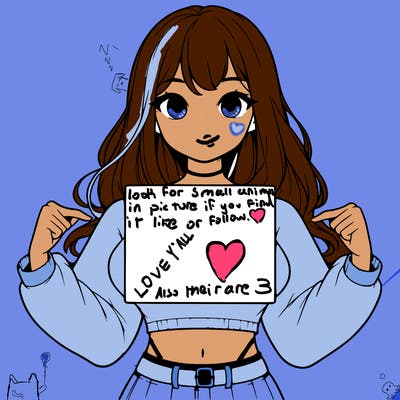 girl holding a blank sign in a long sleeve crop top