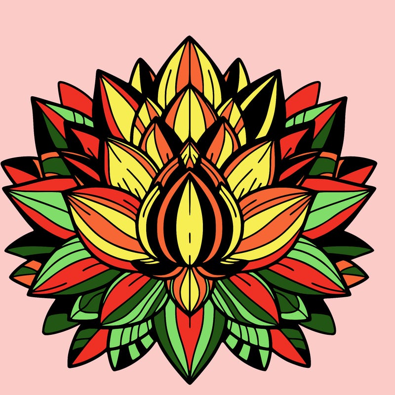 lotus flower mandala