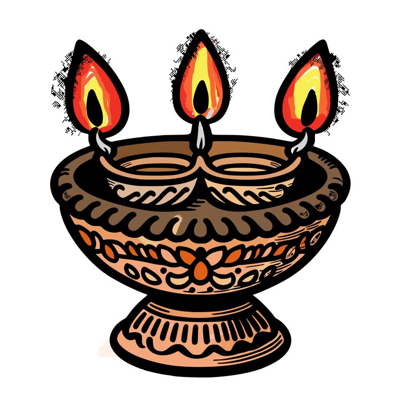 dip lamps for diwali