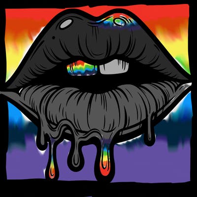 lips that look realistic and drip