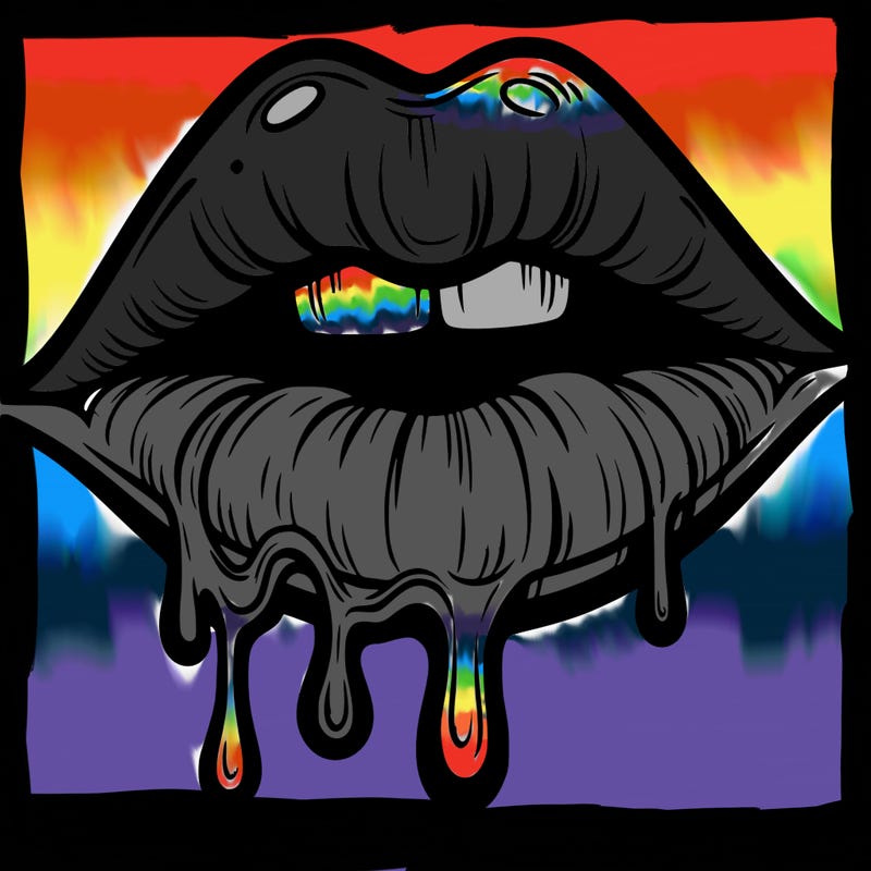 lips that look realistic and drip