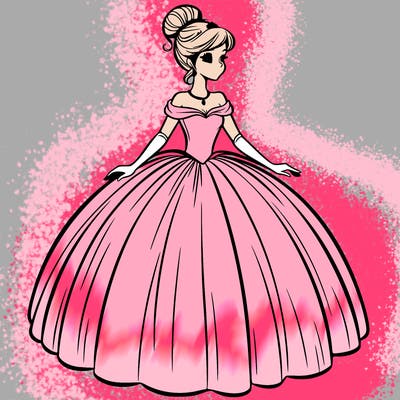 ballgown woman