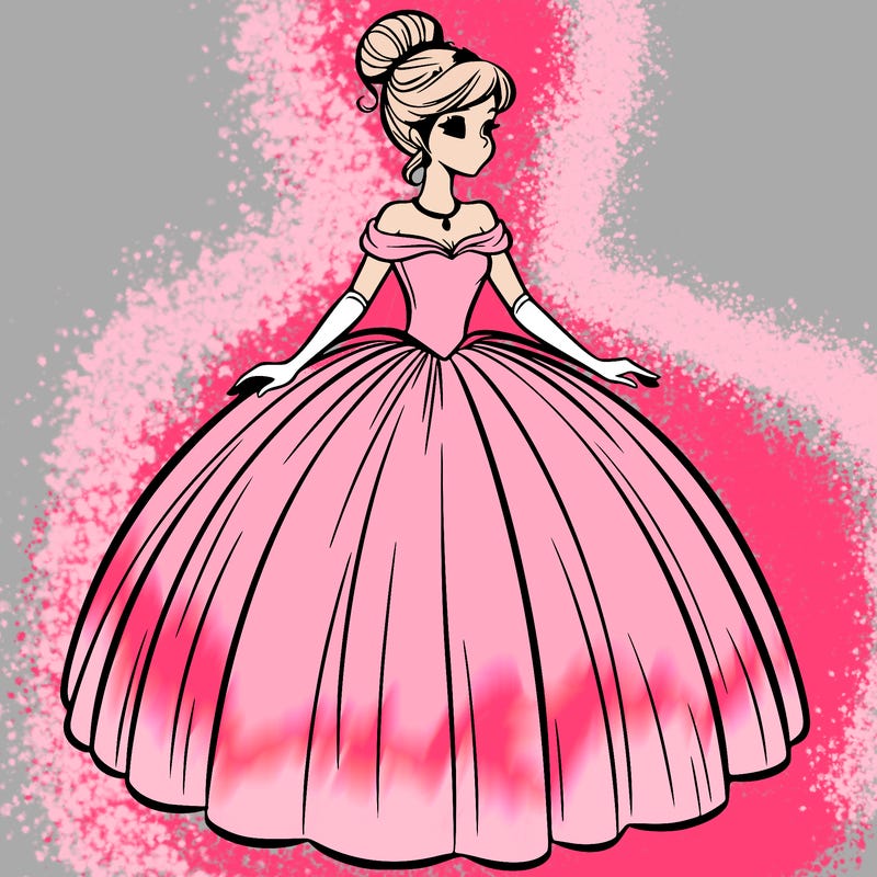 ballgown woman