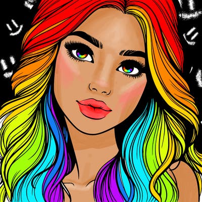 beautiful realistic girl