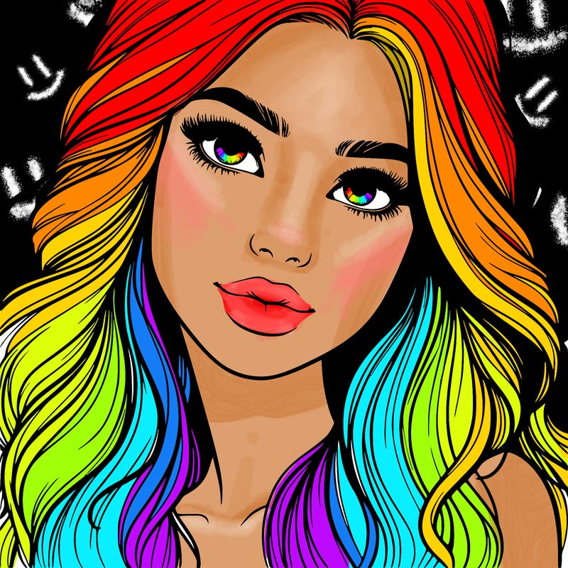 beautiful realistic girl