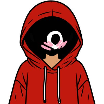 faceless girl in hoodie