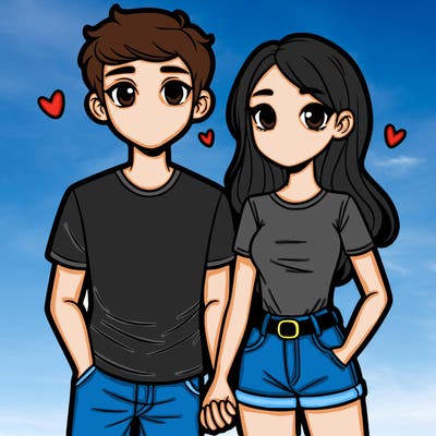 boyfriend and girlfriend