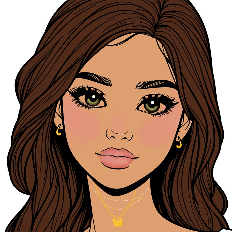 girl with beautiful face and face is realistic but teenager