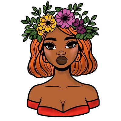 beautiful black people woman pretty girl