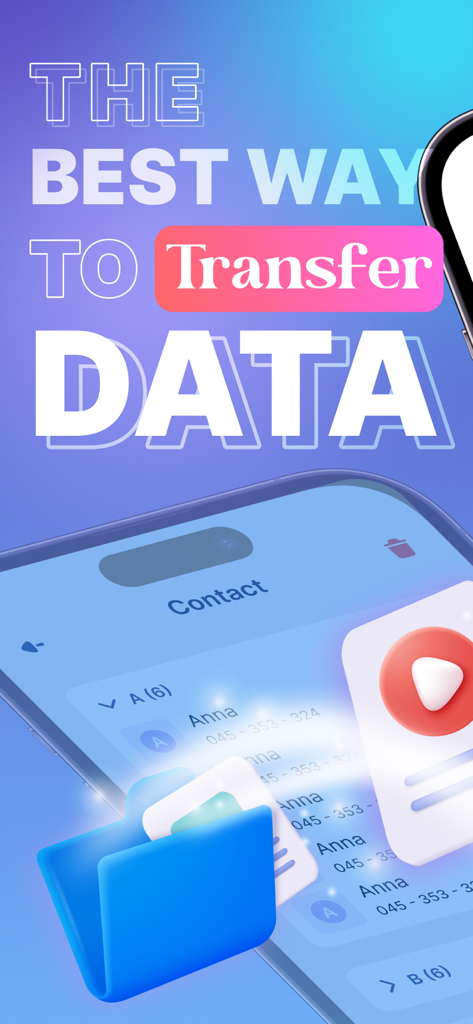 Copy My Data: Smart Switch App - Copy My Data Smart Switch app promotional screen showing data transfer interface