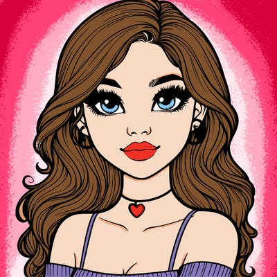 realistic pretty girl