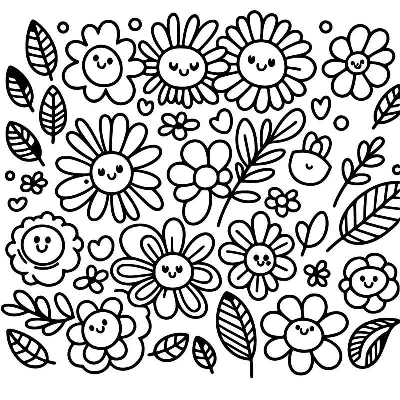 cute flower pattern