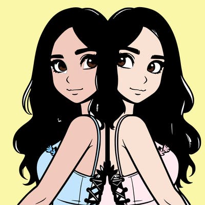 a realistic girl split