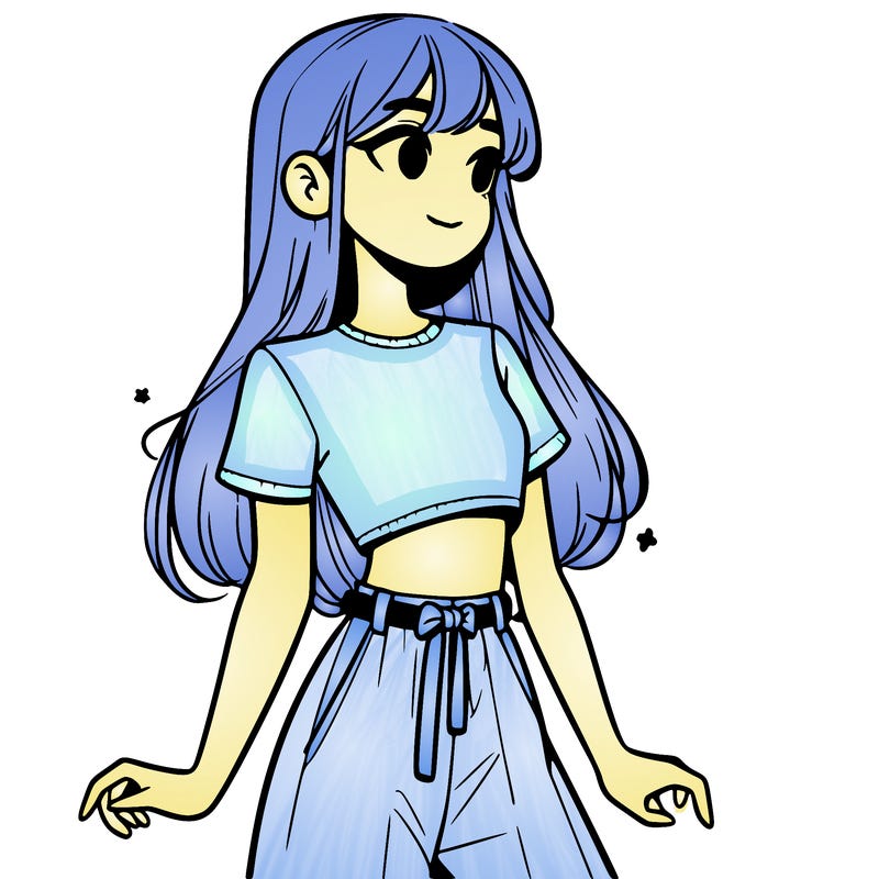 girl in a cute crop top