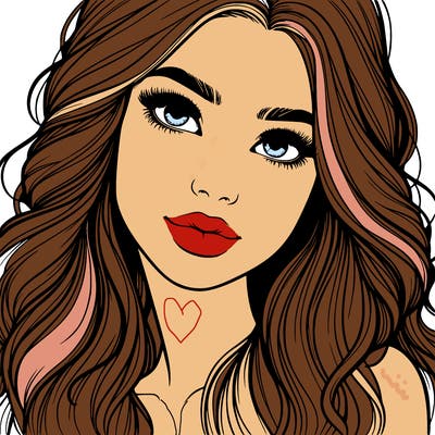 beautiful realistic girl