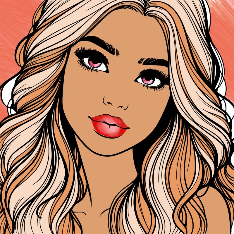 beautiful realistic girl