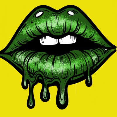 lips that look realistic and drip