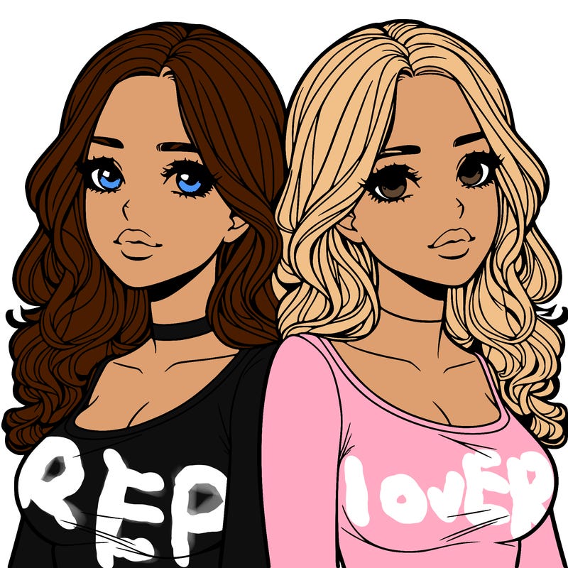 realistic twin sisters