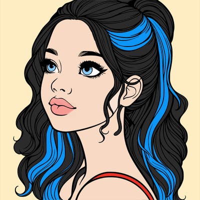 beautiful realistic girl