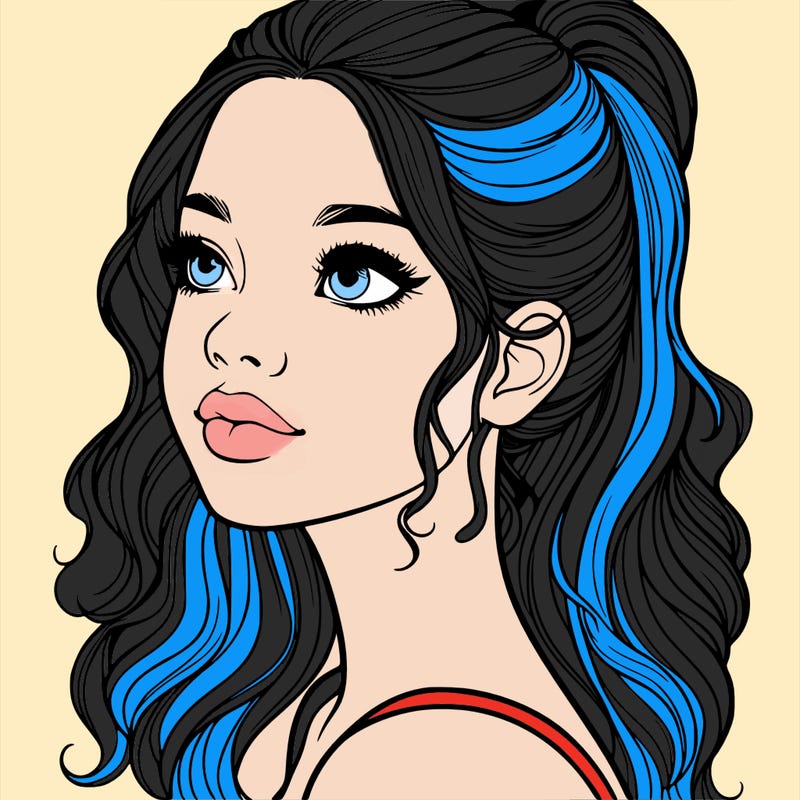 beautiful realistic girl